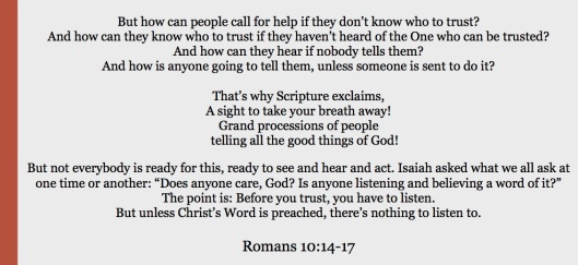Romans 10-14-17